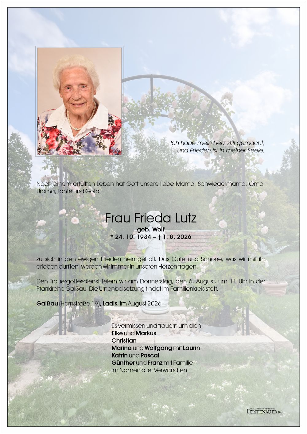 Frieda Lutz